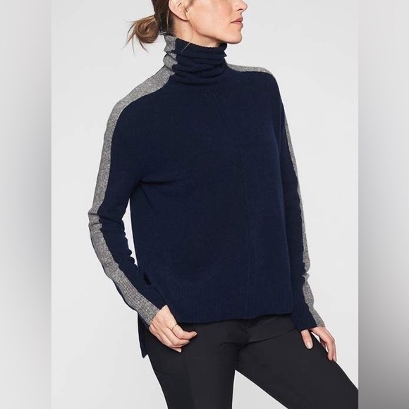 Athleta Wool Turtleneck Sweater - Picture 1 of 4